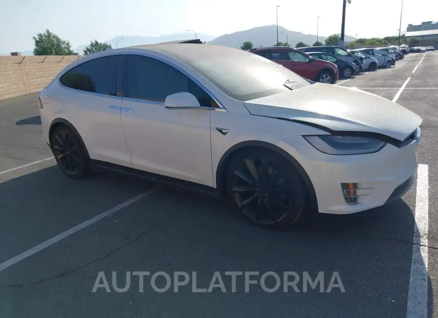 TESLA MODEL X 2021 vin 5YJXCBE21MF320351 from auto auction Iaai