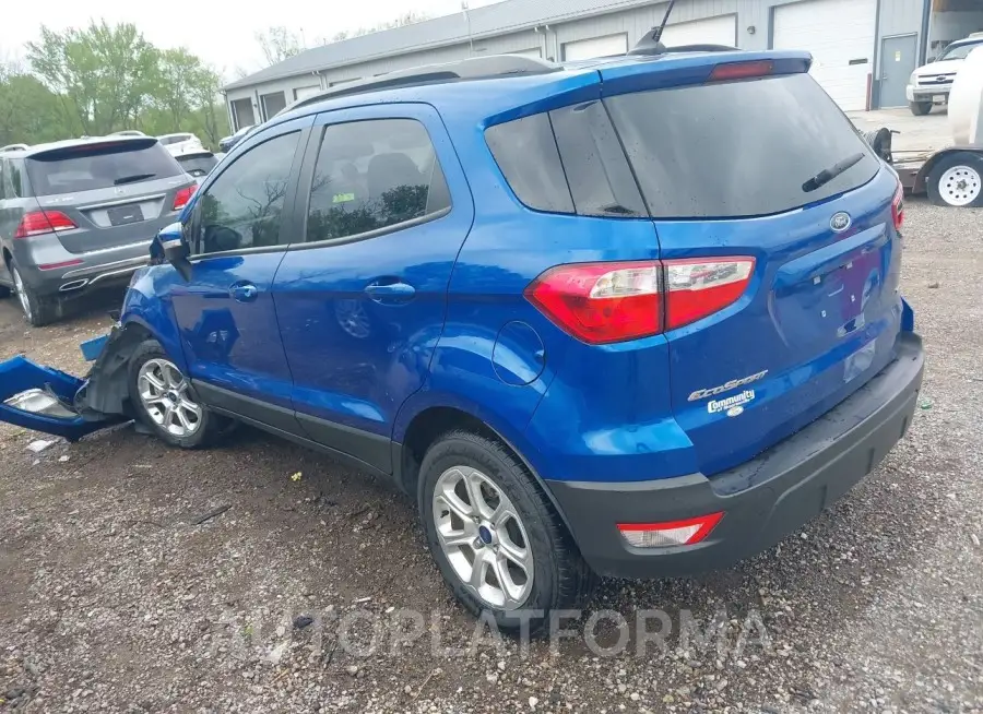 FORD ECOSPORT 2021 vin MAJ3S2GE7MC400314 from auto auction Iaai