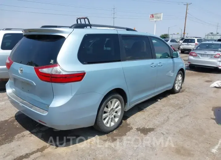 TOYOTA SIENNA 2015 vin 5TDJK3DC7FS099104 from auto auction Iaai