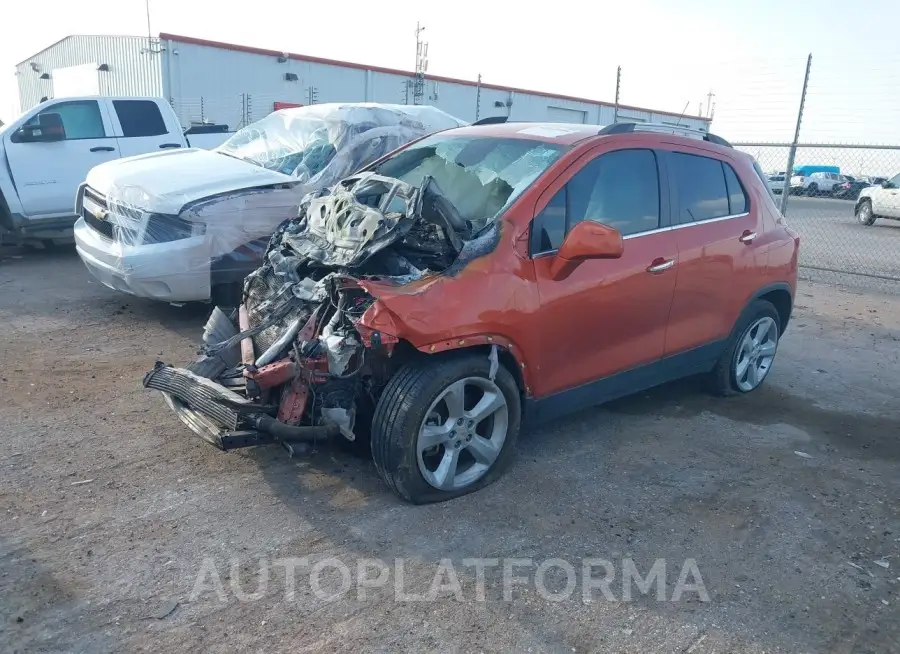 CHEVROLET TRAX 2015 vin KL7CJNSB9FB228921 from auto auction Iaai