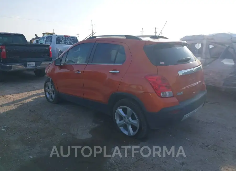 CHEVROLET TRAX 2015 vin KL7CJNSB9FB228921 from auto auction Iaai