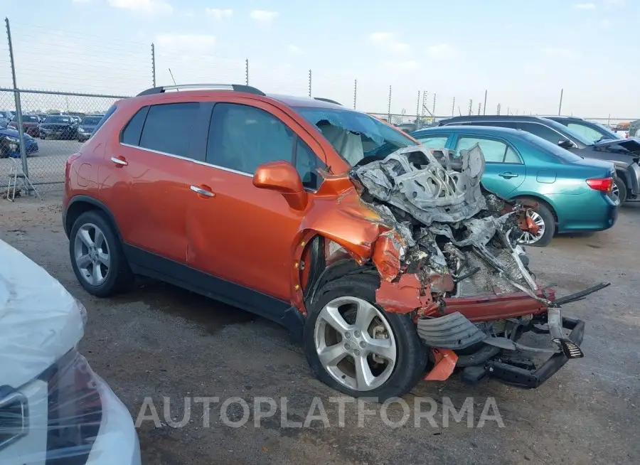 CHEVROLET TRAX 2015 vin KL7CJNSB9FB228921 from auto auction Iaai