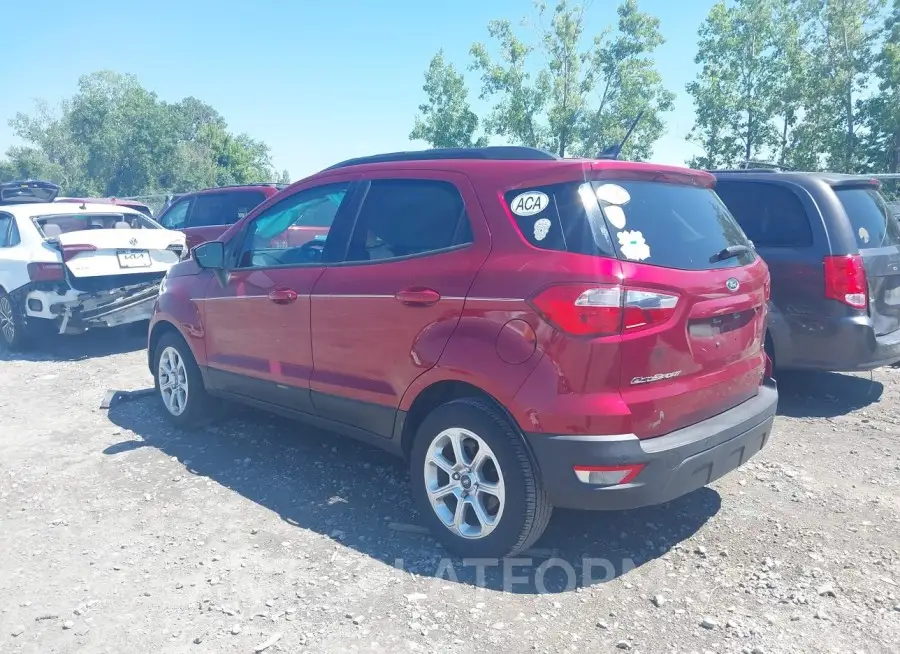 FORD ECOSPORT 2019 vin MAJ3S2GE5KC278646 from auto auction Iaai