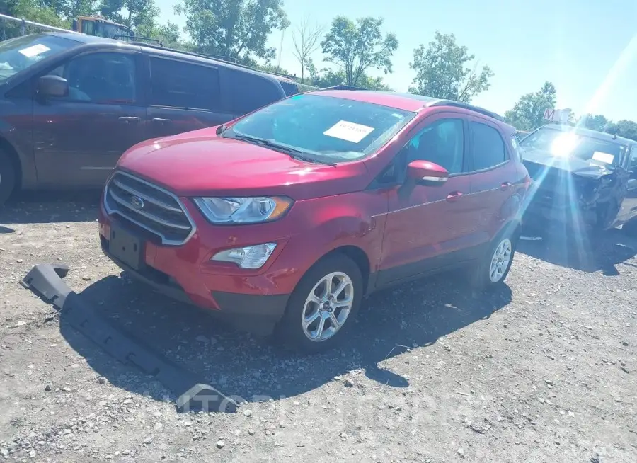 FORD ECOSPORT 2019 vin MAJ3S2GE5KC278646 from auto auction Iaai