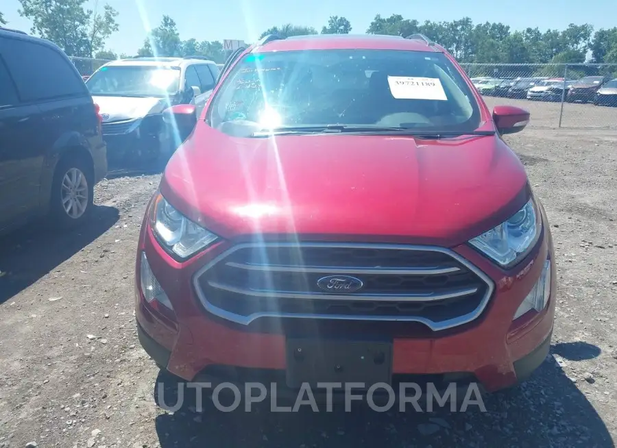 FORD ECOSPORT 2019 vin MAJ3S2GE5KC278646 from auto auction Iaai