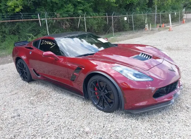 CHEVROLET CORVETTE 2017 vin 1G1Y12D70H5121590 from auto auction Iaai