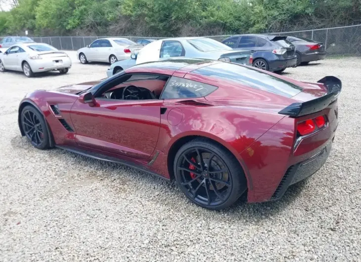 CHEVROLET CORVETTE 2017 vin 1G1Y12D70H5121590 from auto auction Iaai