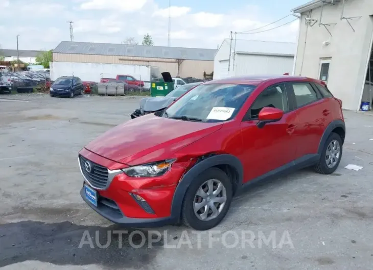 MAZDA CX-3 2016 vin JM1DKBB75G0105435 from auto auction Iaai