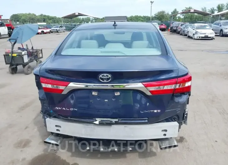 TOYOTA AVALON 2015 vin 4T1BK1EB6FU144670 from auto auction Iaai