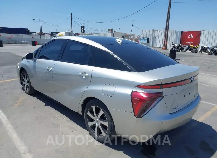 TOYOTA MIRAI 2018 vin JTDBVRBDXJA004163 from auto auction Iaai