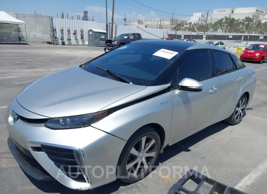 TOYOTA MIRAI 2018 vin JTDBVRBDXJA004163 from auto auction Iaai