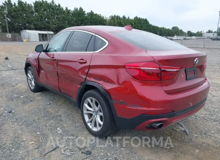 BMW X6 2015 vin 5UXKU2C55F0N76853 from auto auction Iaai