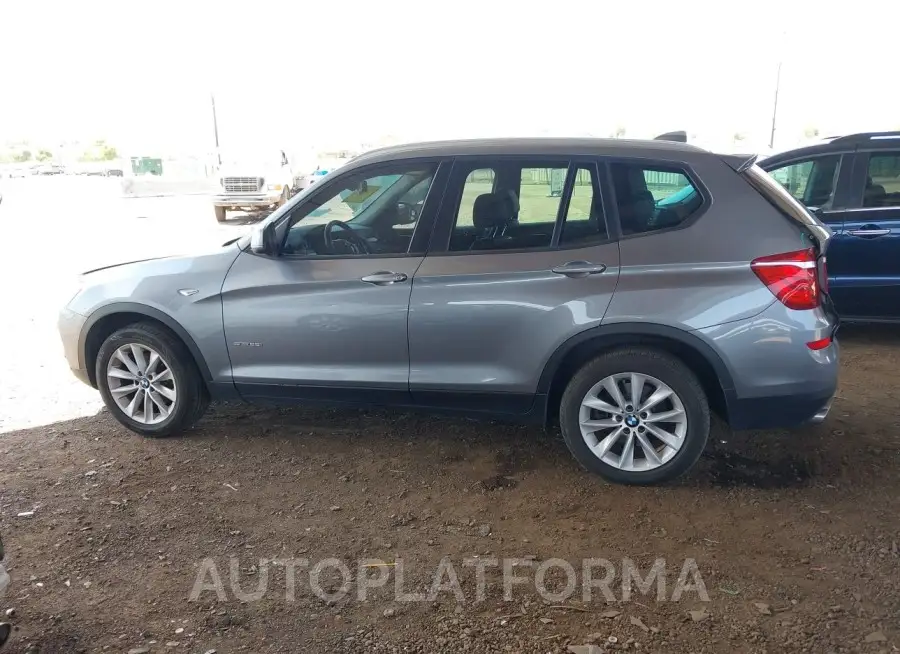 BMW X3 2017 vin 5UXWZ7C51H0T44074 from auto auction Iaai