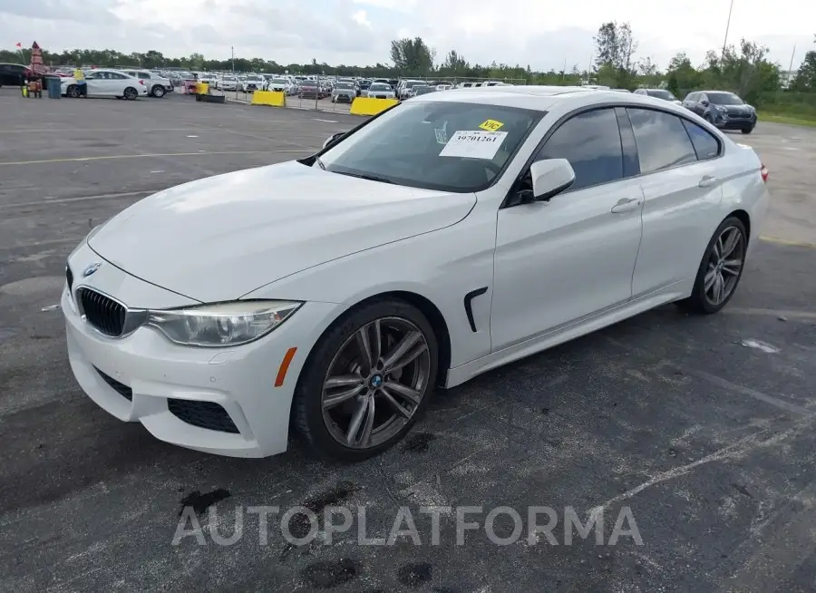 BMW 435I GRAN COUPE 2015 vin WBA4B1C59FD954902 from auto auction Iaai