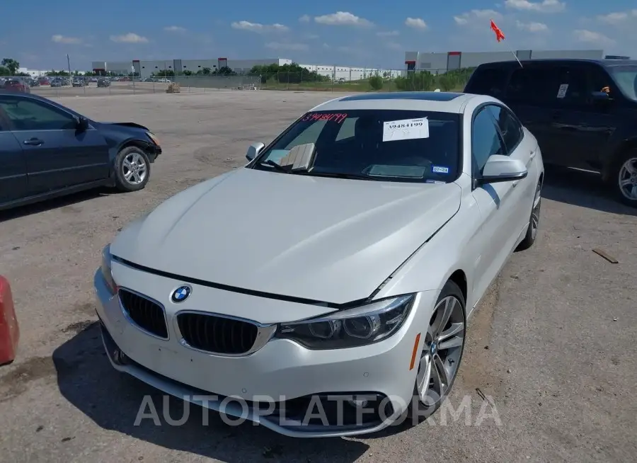 BMW 430I GRAN COUPE 2018 vin WBA4J1C59JBG81020 from auto auction Iaai