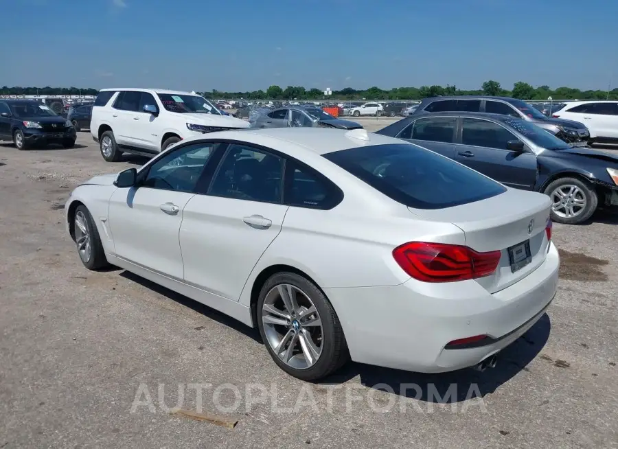 BMW 430I GRAN COUPE 2018 vin WBA4J1C59JBG81020 from auto auction Iaai