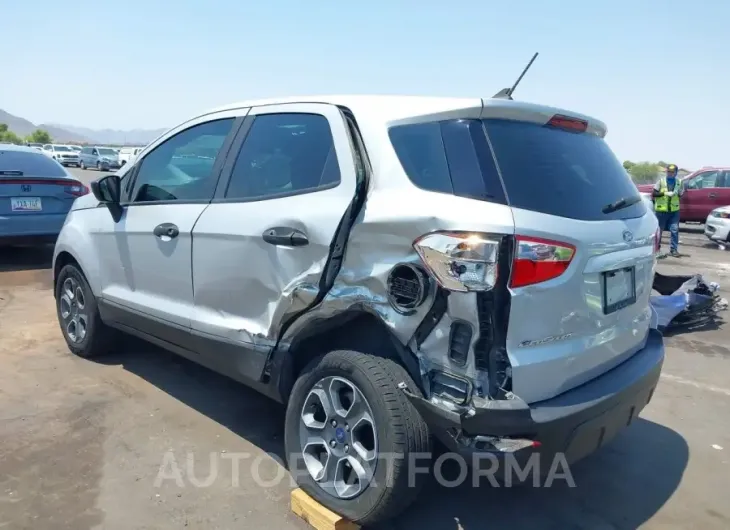 FORD ECOSPORT 2020 vin MAJ3S2FE6LC322821 from auto auction Iaai