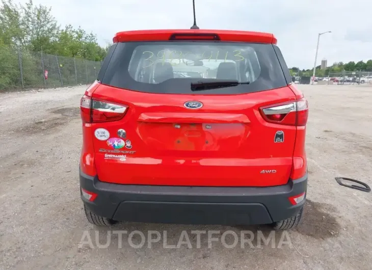 FORD ECOSPORT 2021 vin MAJ6S3FLXMC408510 from auto auction Iaai