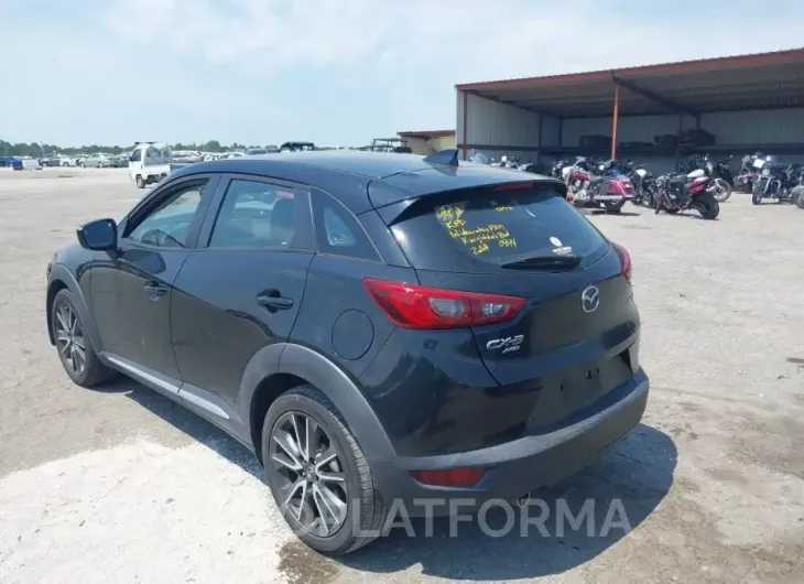 MAZDA CX-3 2016 vin JM1DKBD72G0120844 from auto auction Iaai