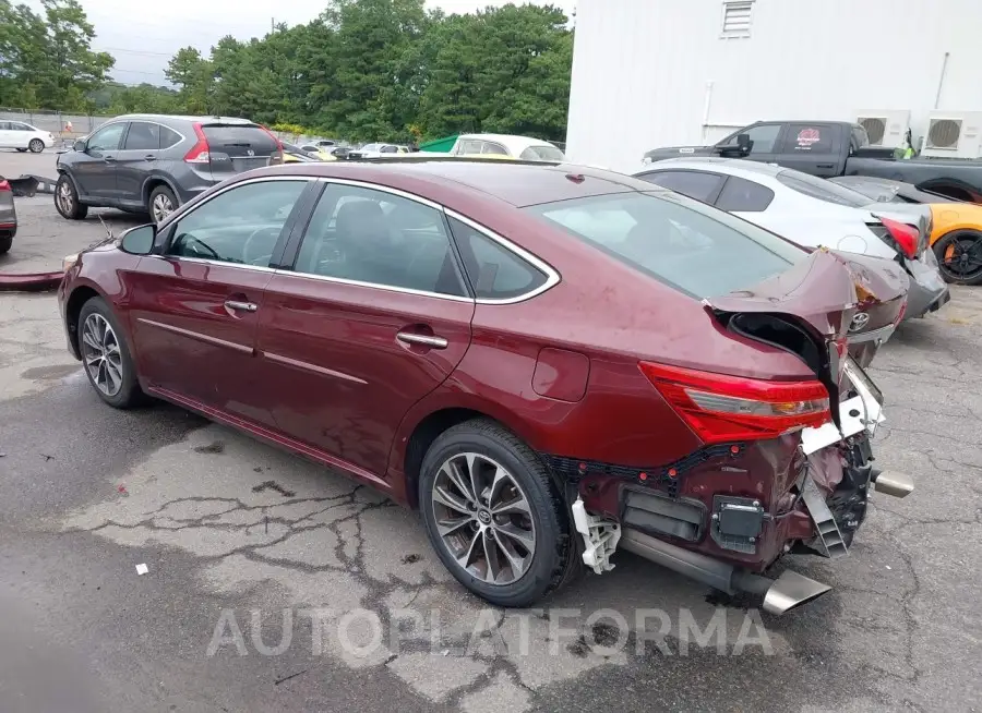 TOYOTA AVALON 2017 vin 4T1BK1EB3HU256653 from auto auction Iaai