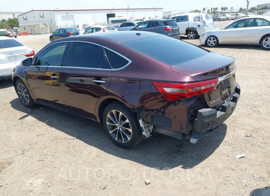 TOYOTA AVALON 2018 vin 4T1BK1EB3JU278237 from auto auction Iaai