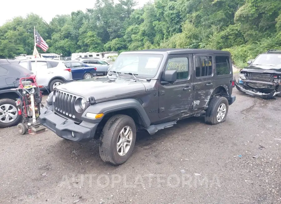 JEEP WRANGLER UNLIMITED 2021 vin 1C4HJXDG5MW815541 from auto auction Iaai