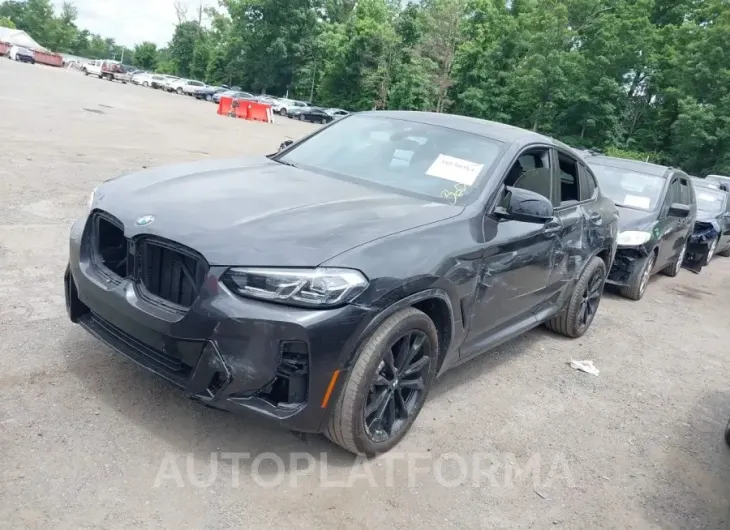 BMW X4 2024 vin 5UX43DT00R9T69671 from auto auction Iaai