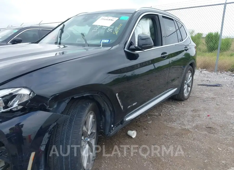 BMW X3 2018 vin 5UXTR9C5XJLC79344 from auto auction Iaai