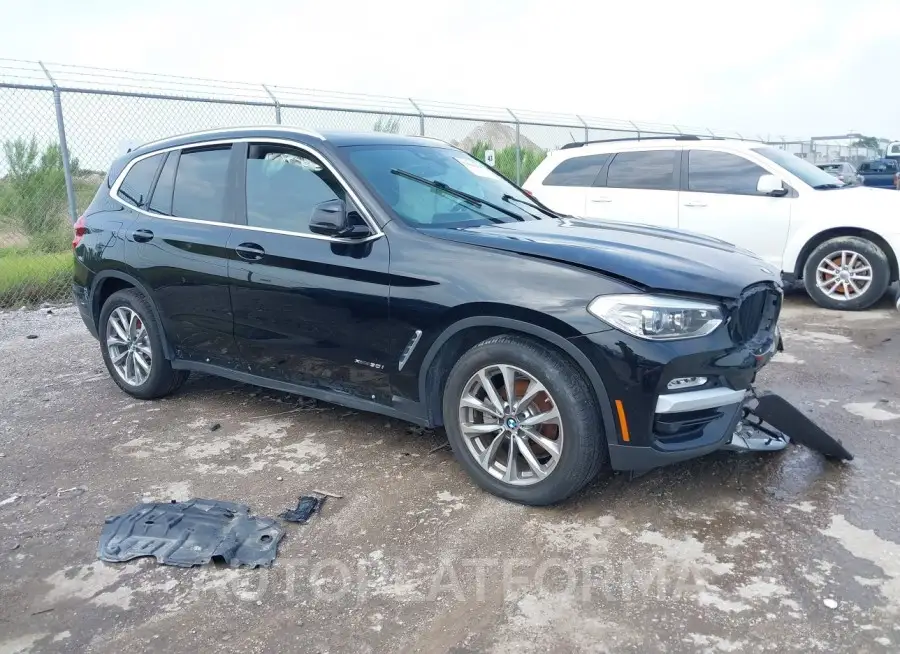 BMW X3 2018 vin 5UXTR9C5XJLC79344 from auto auction Iaai