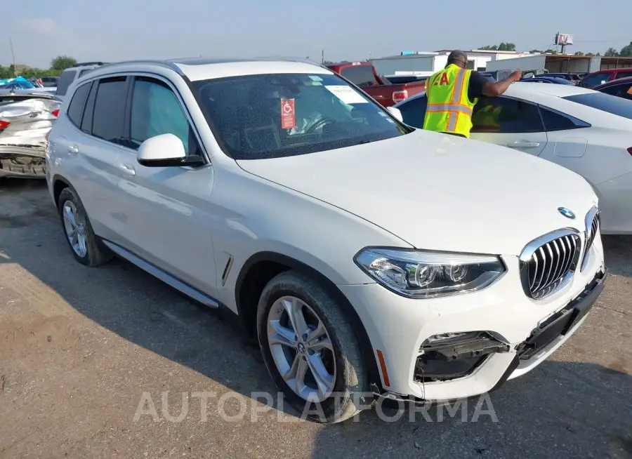 BMW X3 2020 vin 5UXTY3C06L9B74160 from auto auction Iaai