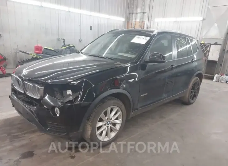 BMW X3 2017 vin 5UXWX9C58H0T04544 from auto auction Iaai