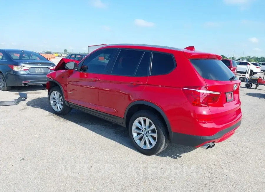 BMW X3 2017 vin 5UXWX9C58H0T14118 from auto auction Iaai