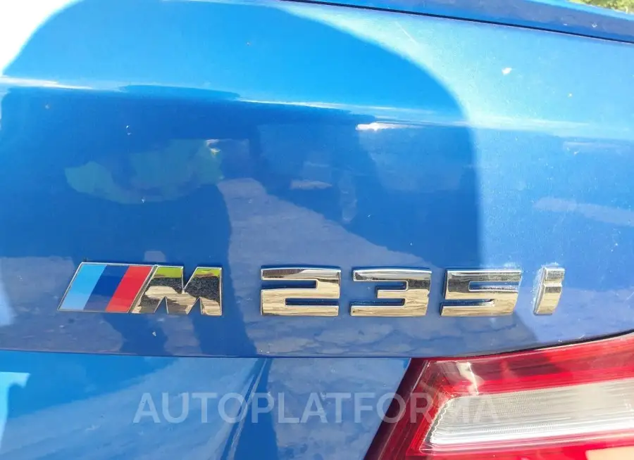 BMW M235I 2016 vin WBA1J9C52GV372379 from auto auction Iaai