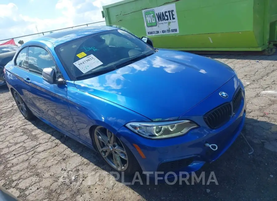 BMW M235I 2016 vin WBA1J9C52GV372379 from auto auction Iaai