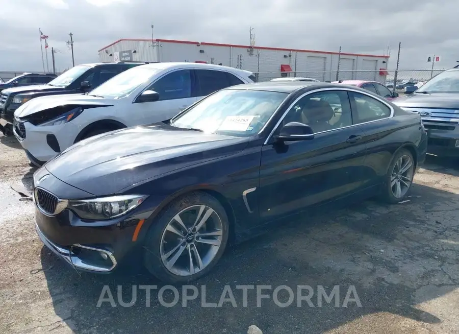 BMW 430I 2018 vin WBA4W3C54JAC97388 from auto auction Iaai