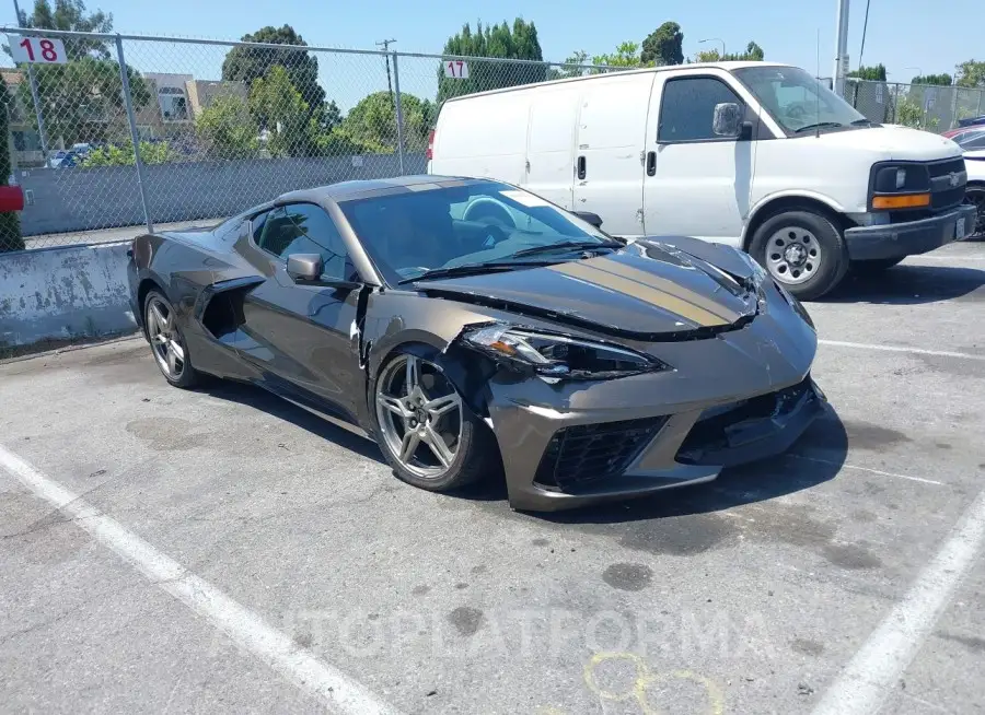 CHEVROLET CORVETTE STINGRAY 2021 vin 1G1YB2D40M5110151 from auto auction Iaai