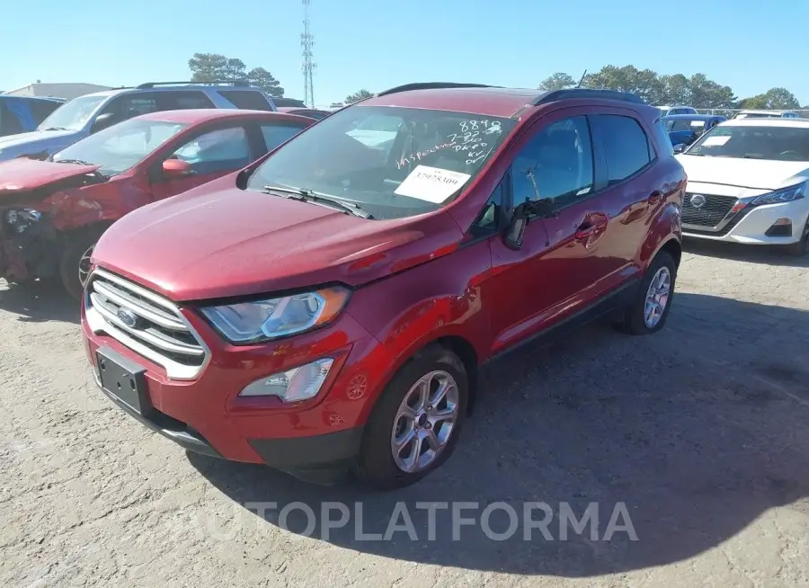 FORD ECOSPORT 2018 vin MAJ3PITE8JC158890 from auto auction Iaai