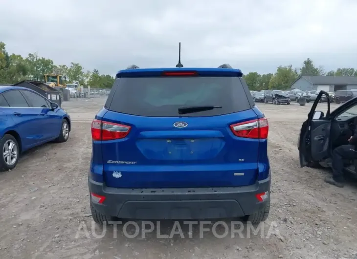 FORD ECOSPORT 2020 vin MAJ3S2GE6LC341836 from auto auction Iaai