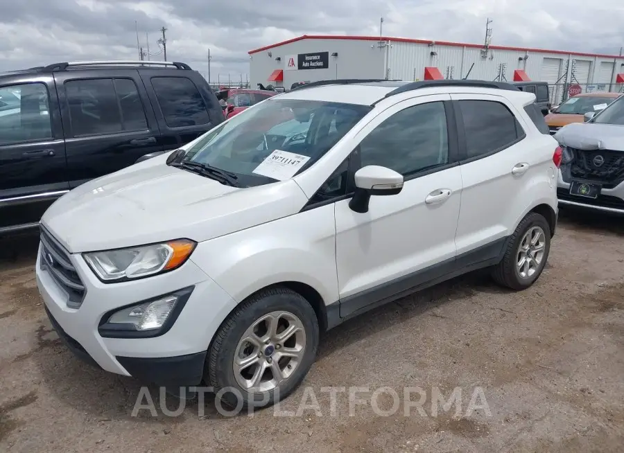 FORD ECOSPORT 2019 vin MAJ3S2GE9KC267326 from auto auction Iaai