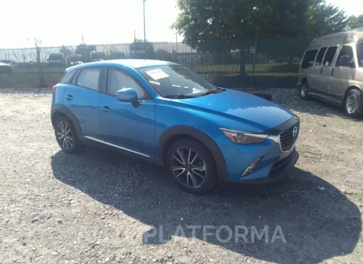 MAZDA CX-3 2017 vin JM1DKFD74H0176292 from auto auction Iaai