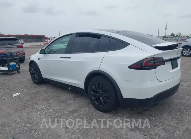 TESLA MODEL X 2022 vin 7SAXCBE50NF357227 from auto auction Iaai