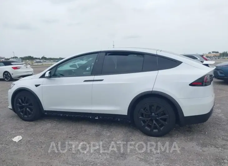 TESLA MODEL X 2022 vin 7SAXCBE50NF357227 from auto auction Iaai