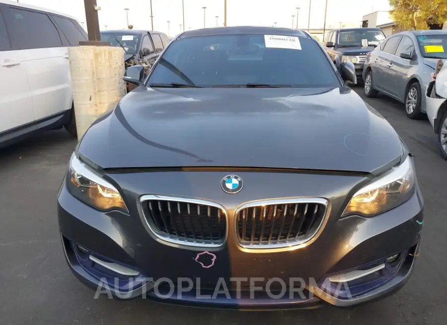 BMW 230I 2017 vin WBA2H9C38HV642571 from auto auction Iaai