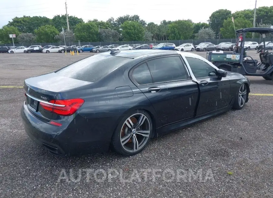 BMW 740I 2016 vin WBA7E2C54GG548178 from auto auction Iaai