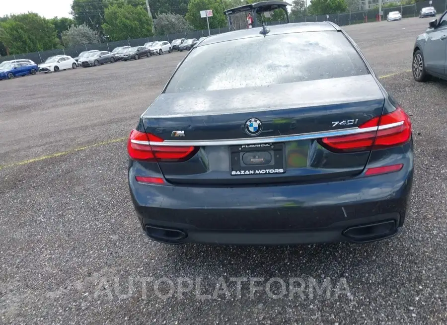 BMW 740I 2016 vin WBA7E2C54GG548178 from auto auction Iaai