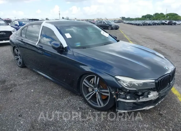 BMW 740I 2016 vin WBA7E2C54GG548178 from auto auction Iaai