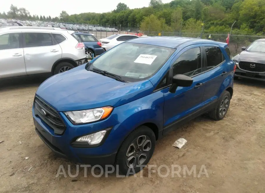 FORD ECOSPORT 2020 vin MAJ3S2FE0LC314732 from auto auction Iaai