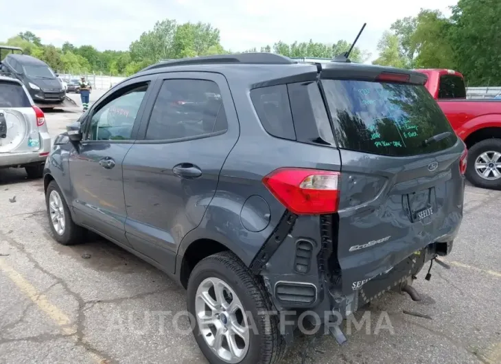 FORD ECOSPORT 2021 vin MAJ3S2GE5MC438513 from auto auction Iaai