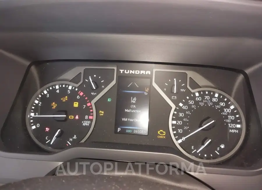 TOYOTA TUNDRA 2022 vin 5TFJA5AB2NX006654 from auto auction Iaai