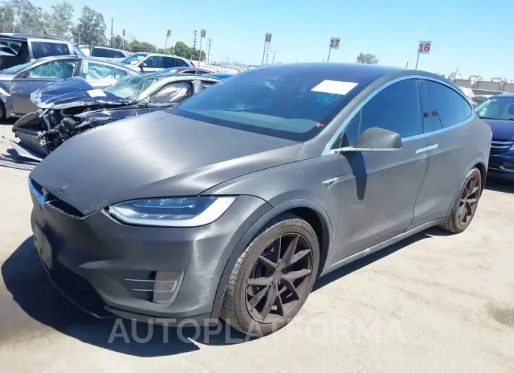 TESLA MODEL X 2016 vin 5YJXCBE20GF006727 from auto auction Iaai